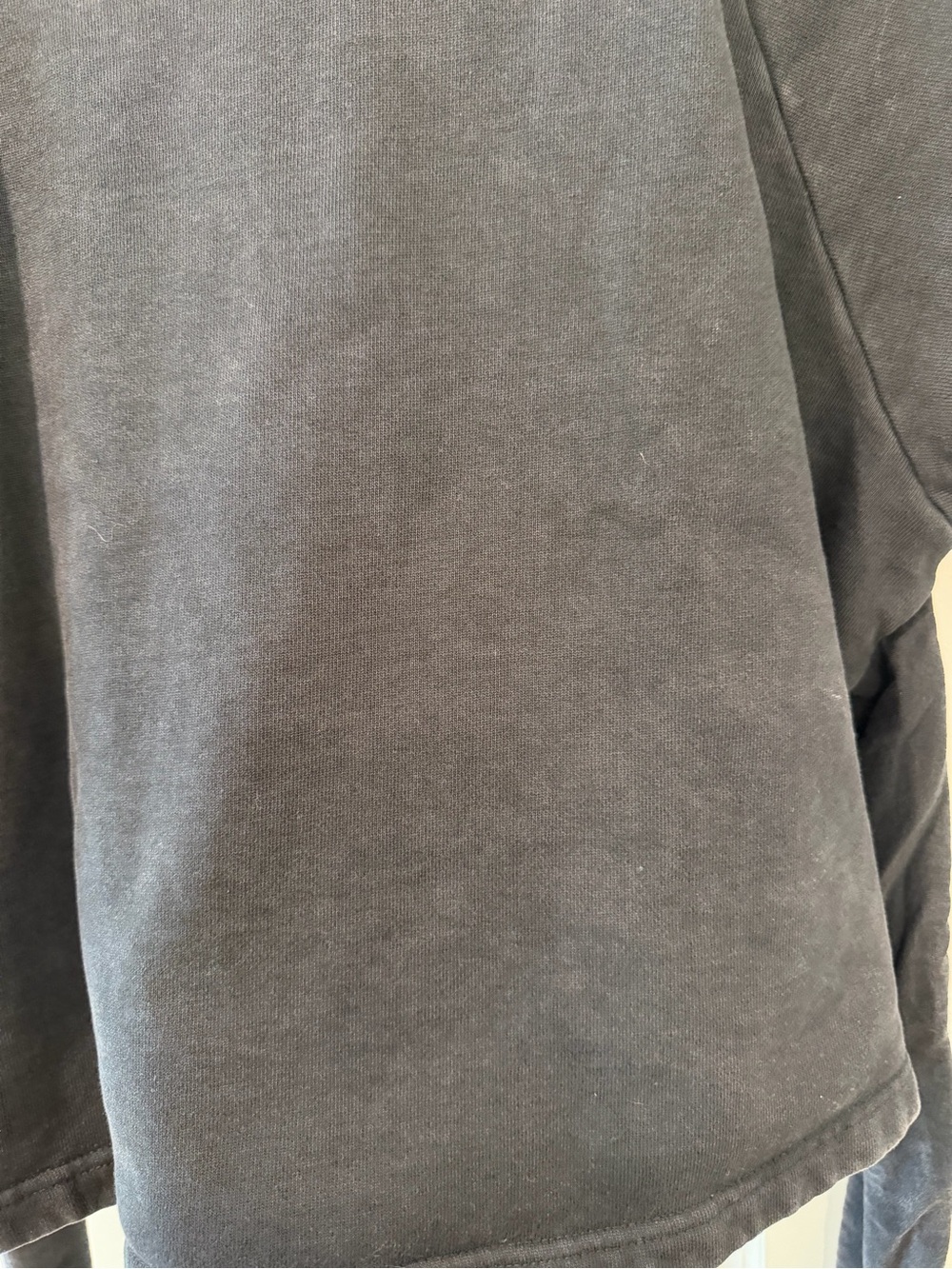 Fp movement by free people Women’s Black Short Sleeve Tie-Waist Sweatshirt Top - Picture 3 of 7